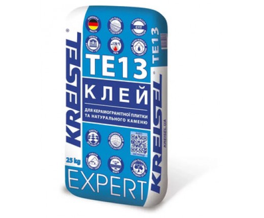 KREISEL Expert TE 13, клейова суміш для облицювання плиткою з керамограніту, 25кг
