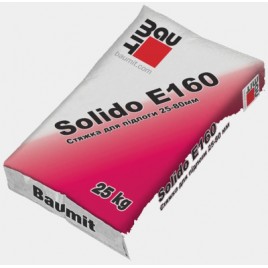 Стяжка Baumit Solido E160 для підлоги, від 25 до 80мм Стяжка Baumit Solido E160 для підлоги, від 25 до 80мм