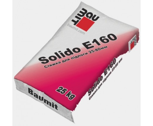 Стяжка Baumit Solido E160 для підлоги, від 25 до 80мм