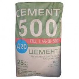 Цемент М-500, Д-20, 25 кг