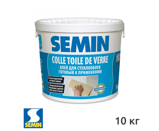 Клей Semin Colle Toile De Verre для склошпалер та склополотна, 10л