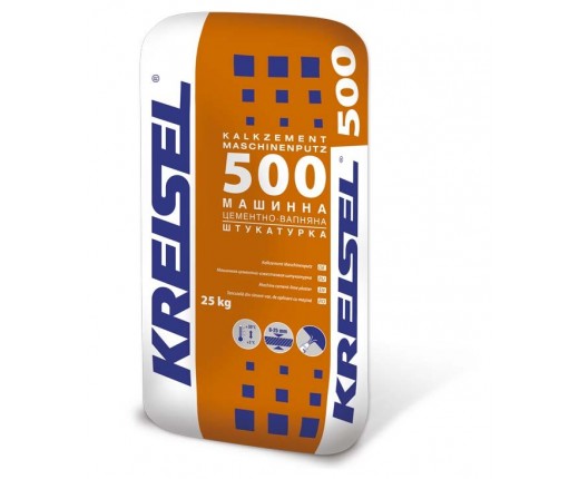 ШТУКАТУРКА KREISEL РМ 50 цементно-вапняна машинного нанесення 25кг.