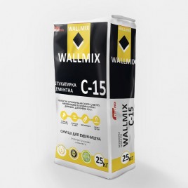 Wallmix C-15 цементно-вапняна штукатурка, 25кг