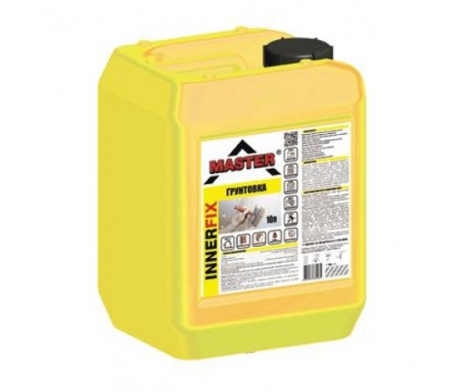 MASTER INNERFIX/10 Акрилова грунтовка ґлибокого проникнення для зовнішніх та внутрішніх робіт, 10л