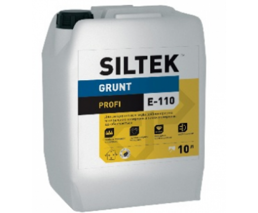 Е-110 PROFI SILTEK, глибокопроникна, що зміцнює, безбарвна, 10л